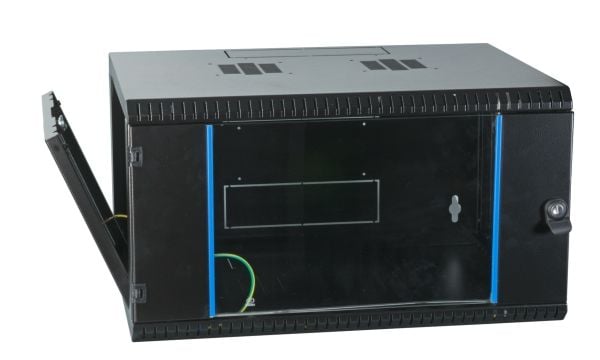EFB Elektronik 691706VTS.45, Veggmonterbar hylle, 6U, 50 kg, Svart