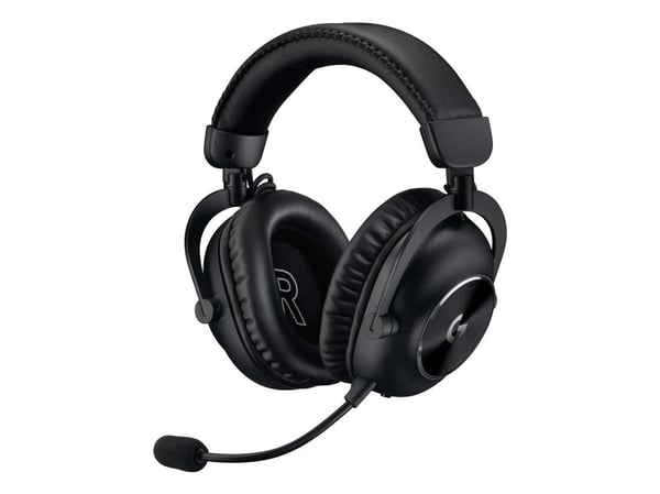 Logitech G Pro X 2 - Hodesett - full størrelse - Bluetooth / LIGHTSPEED - trådløs, kablet - 3,5 mm jakk - lydisolerende - svart