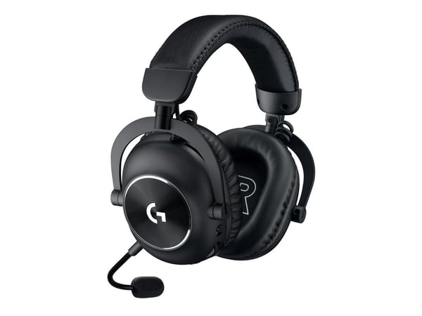 Logitech G Pro X 2 - Hodesett - full størrelse - Bluetooth / LIGHTSPEED - trådløs, kablet - 3,5 mm jakk - lydisolerende - svart