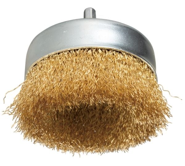 Makita - Lankakuppiharja - puulle, metallille, maalille, ruosteelle - 80 mm - 1/4" - kuusikulmainen - Makita 6408, DDF482Z, DDF485RTJ, DDF485RTJ3, ...