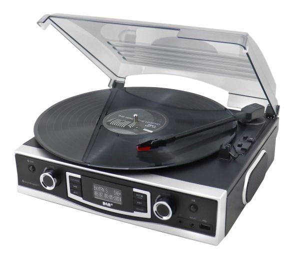 Soundmaster PL590SW, Automatisk, Svart, 33,45,78 RPM, DAB+, FM, UKW, USB Type-A, 3,5 mm