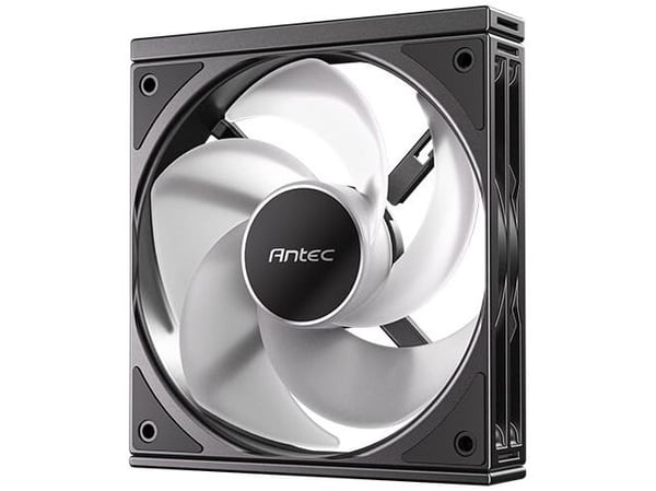 Antec 0-761345-40048-0, Vifte, 12 cm, 800 RPM, 1800 RPM, 43,2 m³/t, Sort