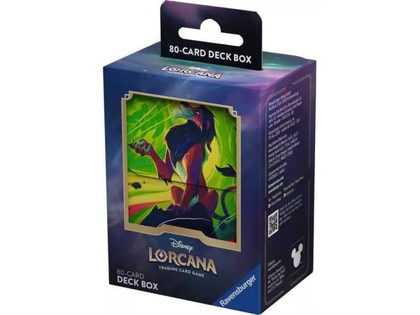 Disney Lorcana Azurite Sea (Set 6) Deck Case - Scar