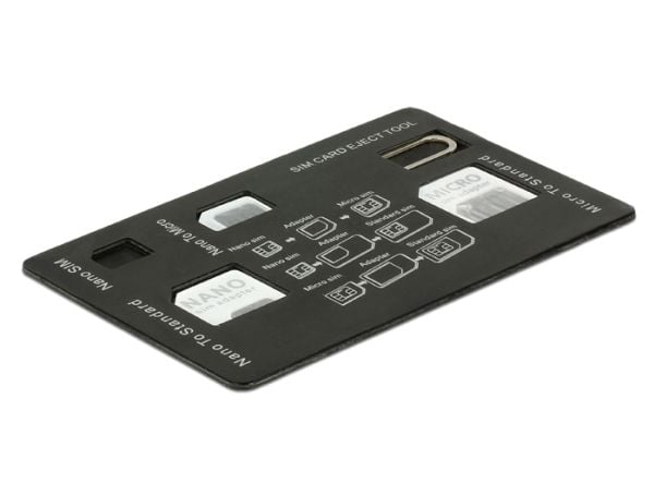Delock - Adaptersett for SIM-kort for mobiltelefon