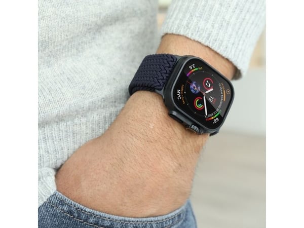 Vonmählen AWS00193, Band, Smartklokke, Svart, Marineblå, Apple, Apple Watch, Nylon