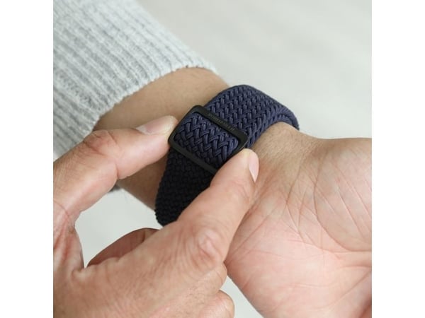 Vonmählen AWS00193, Band, Smartklokke, Svart, Marineblå, Apple, Apple Watch, Nylon