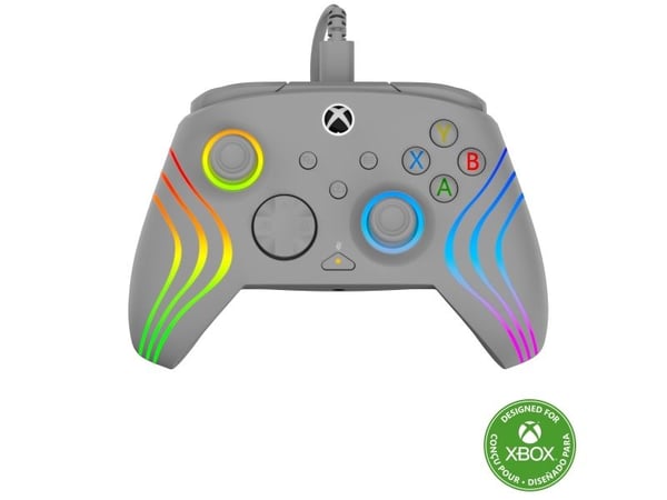 Turtle Beach Afterglow Wave, Gamepad, PC, Xbox, Xbox One, Xbox Series S, Xbox Series X, D-pute, Alternativer-knapp, Flerfarget, Koblet med ledninge...