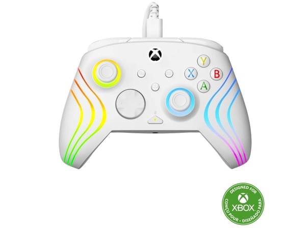 Turtle Beach Afterglow Wave, Gamepad, PC, Xbox, Xbox One, Xbox Series S, Xbox Series X, D-pute, Alternativer-knapp, Flerfarget, Koblet med ledninge...