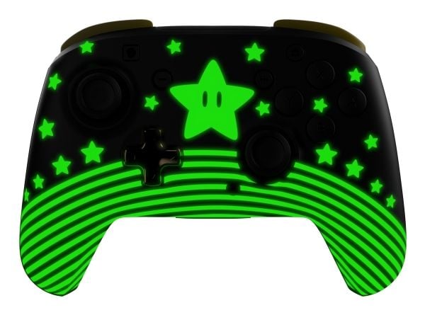 Turtle Beach Rematch - Håndkonsoll - trådløs - Super Mario star - for Nintendo Switch, Nintendo Switch 2, Nintendo Switch Lite, Nintendo Switch OLED