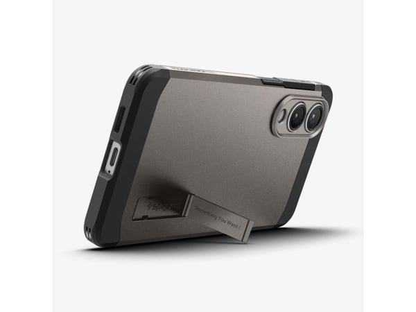 Spigen Tough Armor AI (MagFit), Etui, Samsung, Galaxy S25 Edge, 17 cm (6.7"), Metallisk