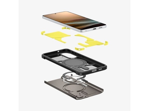 Spigen Tough Armor AI (MagFit), Etui, Samsung, Galaxy S25 Edge, 17 cm (6.7"), Metallisk