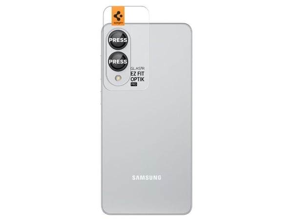 Spigen GLAS.tR EZ Fit Optik Pro HD, Samsung, Galaxy S25 Edge, Reptålig, Svart, 2 styck