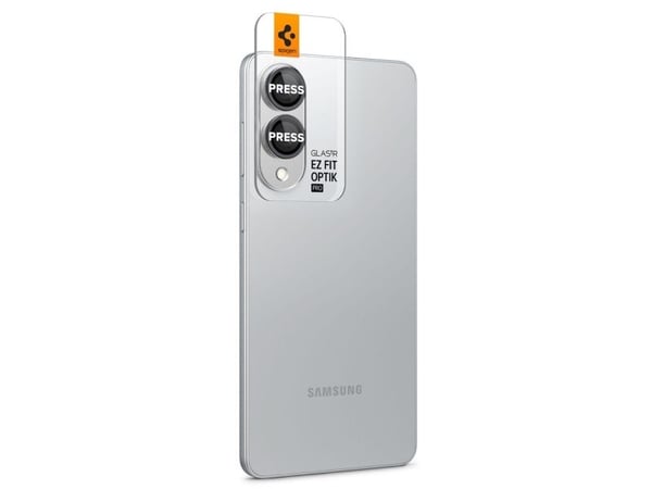 Spigen GLAS.tR EZ Fit Optik Pro HD, Samsung, Galaxy S25 Edge, Reptålig, Svart, 2 styck
