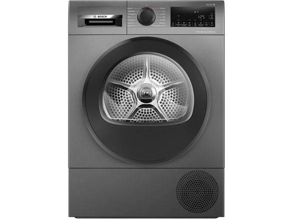 Bosch Serie | 6 WQG245DXSN - Tørker - bredde: 59.8 cm - dybde: 64.8 cm - høyde: 84.2 cm - frontileggelse - støpejernsgrå
