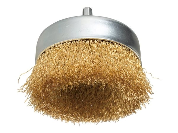 Makita - Lankakuppiharja - puulle, metallille, maalille, ruosteelle - 80 mm - 1/4" - kuusikulmainen - Makita 6408, DDF482Z, DDF485RTJ, DDF485RTJ3, ...