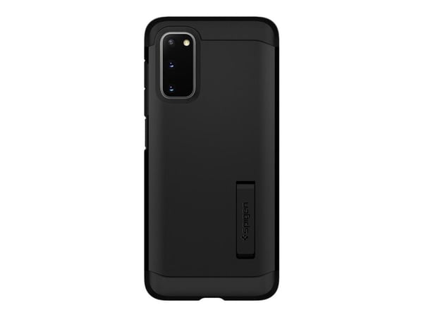 Spigen Tough Armor - Matkapuhelimen takakuori - polykarbonaatti, termoplastinen polyuretaani (TPU) - musta - Samsung Galaxy S20, S20 5G -puhelimille