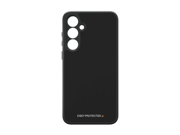 PanzerGlass HardCase - Black Edition - bagsidecover til mobiltelefon - D3O Bio - sort - for Samsung Galaxy A55