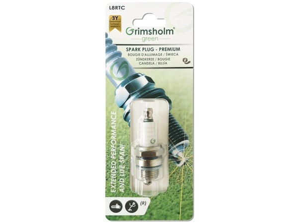 Tennplugg L8RTC til motorsag/trimmer, 1 stk (CHAINSA/TRIM RESIST)