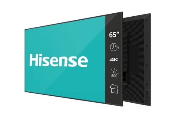 Hisense 65DM66D - 65" Diagonalklasse DM Series LED-bakgrunnsbelyst LCD-skjerm - intelligent skilting - Android - 4K UHD (2160p) 3840 x 2160 - Direc...