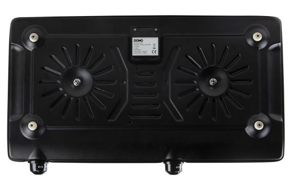 Domo DO339KP, Black, Countertop, Ceramic, Ceramic, 2 zone(s), 2 zone(s)