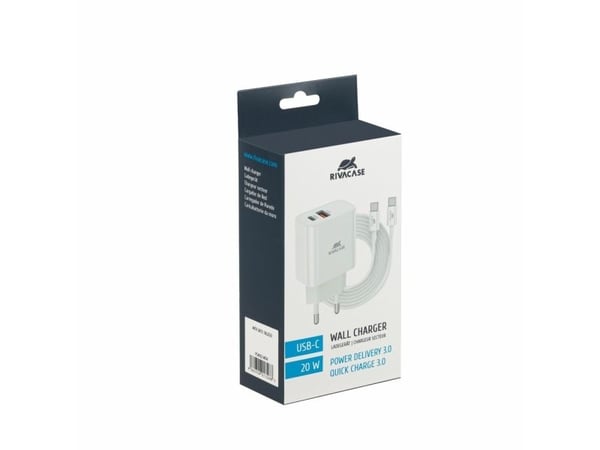 RivaCase MOBILE CHARGER WALL/Baltas PS4102 WD4 RIVACASE laturi RIVACASE laturi