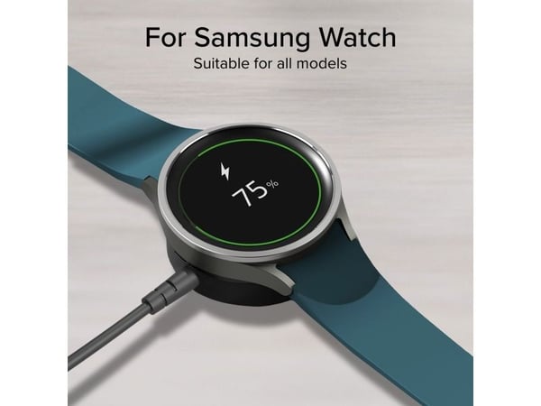 SBS TECHGSAMWATCH, Innendørs, USB, Trådløs lading, 1,2 m, Hvit