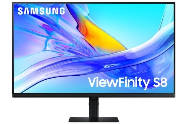 Samsung ViewFinity S8 S32D800UBU - S80UD Series - LED-skjerm - USB - 32" - 3840 x 2160 UHD @ 60 Hz - IPS - 350 cd/m² - 1000:1 - HDR10 - 5 ms - HDMI...
