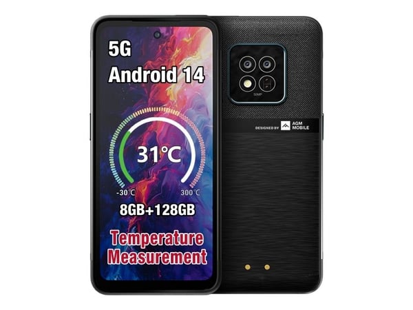 Bea-fon AGM av Bea-fon X6 Phantom robust mobiltelefon (IP68/IP69K/MIL-STD-810H)
