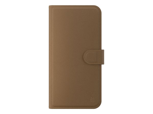 Zagg - Flipdeksel for mobiltelefon - PU-lær (termoplastisk polyuretan + polykarbonat) - brun - for Samsung Galaxy A55