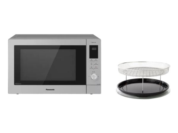 Panasonic NN-CD88, Benkeplate, Kombinasjon mikrobølge, 34 l, 1000 W, Innebygd skjerm, LED