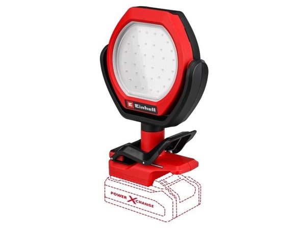 Einhell GC-OL 18/1500 Li-Solo, Bordlys, Svart, Rød, 1 ampuller, LED, Kjølig hvit, 7000 K - SOLO