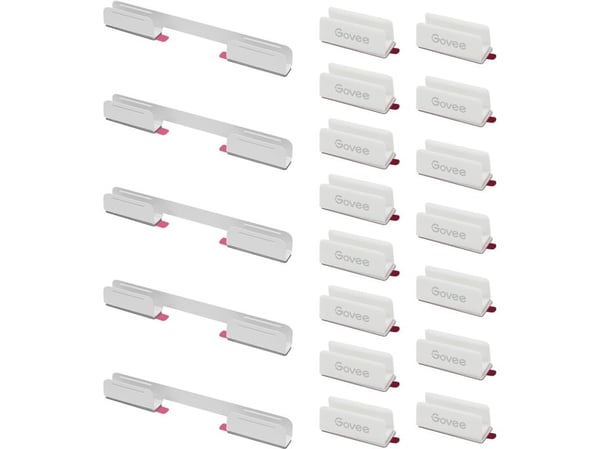 Govee Neon Rope Light 2 Extra Brackets and Clips (15+5pcs)