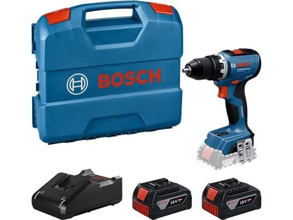 BOSCH BORE-/SKRUEMASKINE GSR 18V-65 2X5AH LC