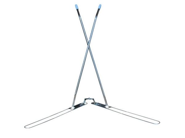 Saksstativ for lommemopp, TenTax, 180x8,5x9cm, 2x100 cm - med 2 håndtak for bomulls- eller akrylmopp