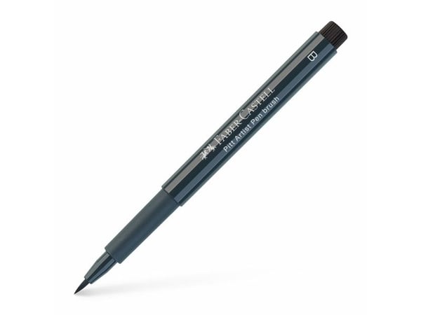 Faber-Castell PITT artist - Penselpenna - permanent - kallt grå IV - vattenbaserat pigmentbläck - 2 mm