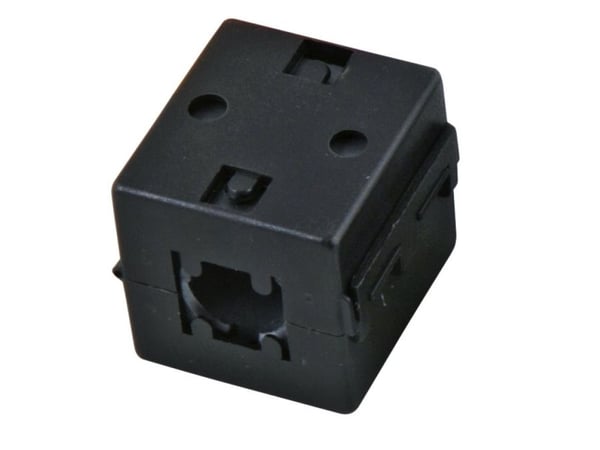 EFB Elektronik 71508.1, Ferritkjerne, Svart, Plast, 1,3 cm