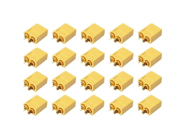 Reely 1399717 XT60 batterikontakt forgylt (20 stk.)