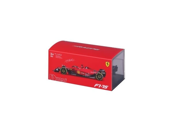 BBURAGO Ferrari Racing – 2023 #16, Sportsbil, Montert på forhånd, 1:43, Ferrari Racing, Alle kjønn, Metall, Plast