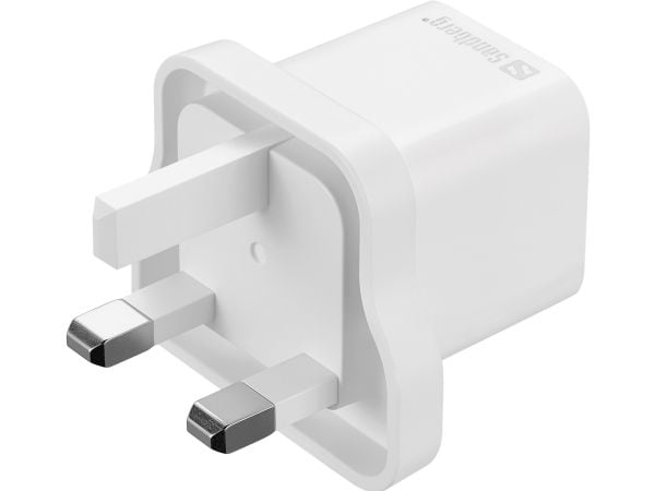 Sandberg - Strømadapter - 20 watt - 3 A - PD (USB-C) - på kabel: Lightning - Storbritannia