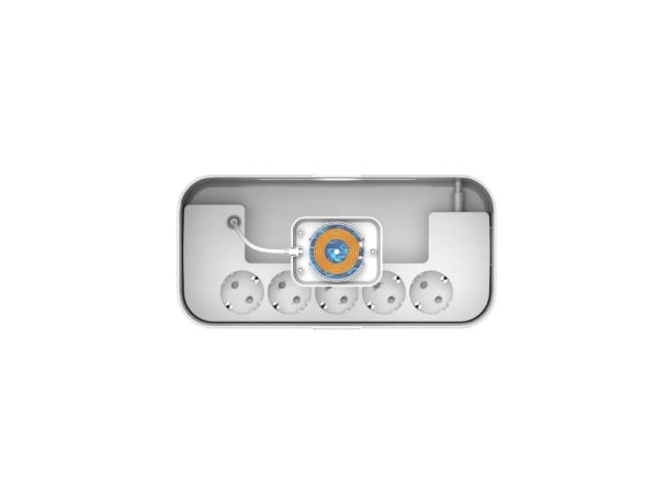 Energizer EPB2500W03EU, 2 m, Sisätila, Valkoinen, 5 AC-pistorasia(a), 100 - 250 V, 50 - 60 Hz