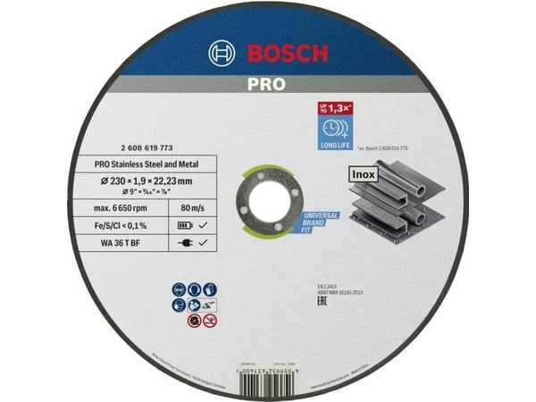 Bosch LEIKKAUSSAHA STDI 230X22,2X1,9MM
