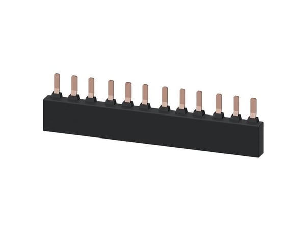 Samleskinne for 4 motorværn str. S2 afstand: 55 mm, 3RV1935-1C