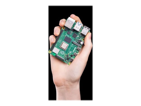 Raspberry Pi 4 Model B - Dator med ett kort - Broadcom BCM2711 / 1.5 GHz - RAM 4 GB - 802.11a/b/g/n/ac, Bluetooth 5.0