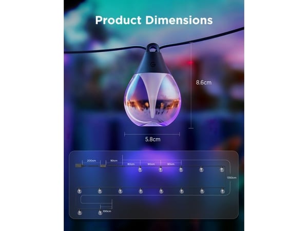 Govee Outdoor Clear Bulb String Lights