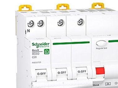 Kombiafbr RCBO 3PN 20A C 6kA 30mA A