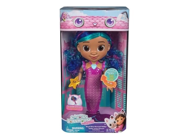 Gabby's Movie Sing & Shine Mermaid Gabby Doll 36cm