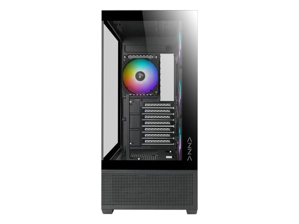 AZZA Tiara - - sidepanel med vindu (herdet glass) - ingen strømforsyning - USB/Audio/Mic