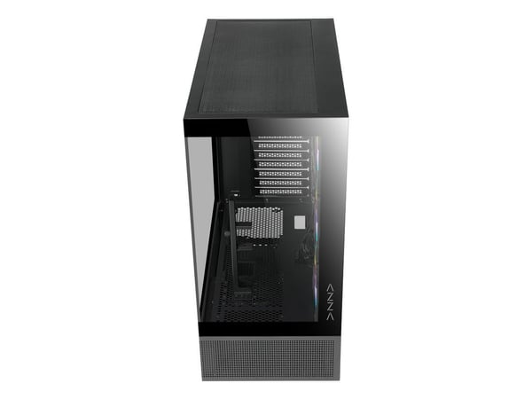 AZZA Tiara - - sidepanel med vindu (herdet glass) - ingen strømforsyning - USB/Audio/Mic