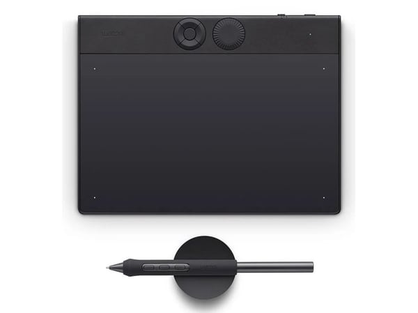 Wacom Intuos Pro - Digitaliserer - liten - høyre- og venstrehåndet - 18.7 x 10.5 cm - elektromagnetisk - 3 knapper - trådløs, kablet - USB, Bluetooth