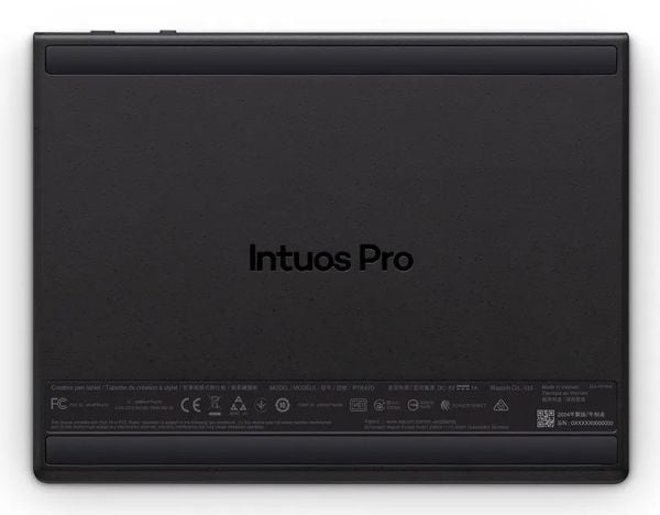 Wacom Intuos Pro - Digitaliserer - liten - høyre- og venstrehåndet - 18.7 x 10.5 cm - elektromagnetisk - 3 knapper - trådløs, kablet - USB, Bluetooth